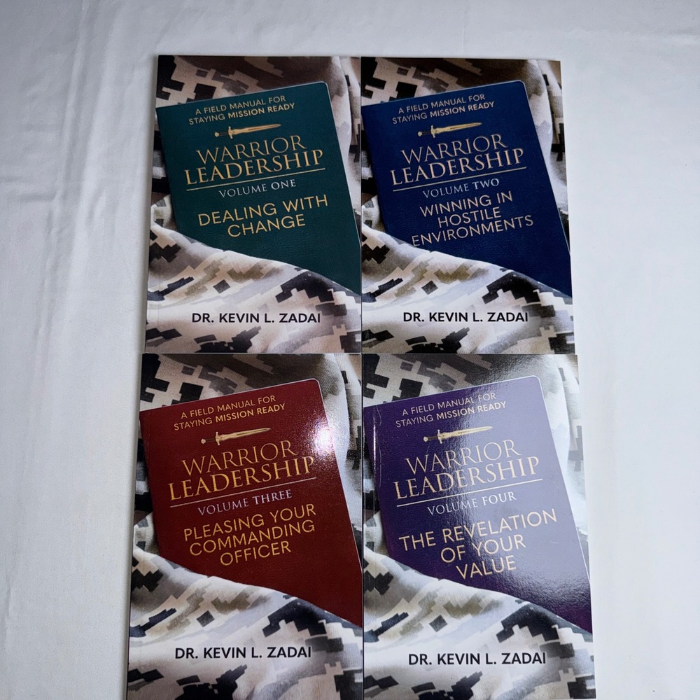 Warrior Leadership Volumes 1-4 Dr Kevin L Zadai Field Manual Study Guide Set